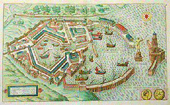 Ostia by Braun/Hogenberg