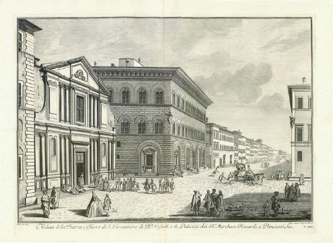Antique Copper Engravings of Florence after Giuseppe Zocchi.