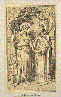 Saint Elezar und Delphina