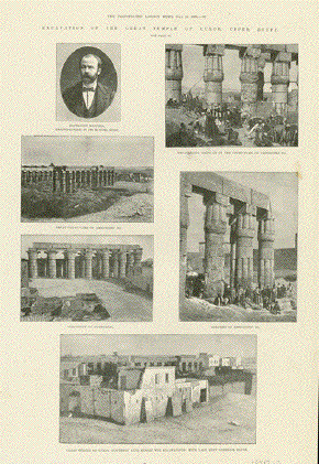 Excavation of the Great Temple of Luxor, Upper Egypt
