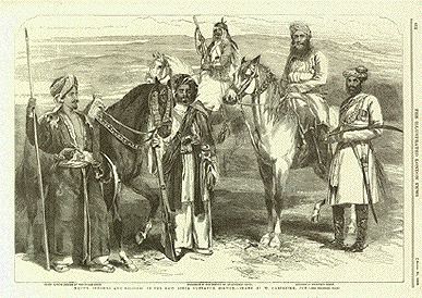 Native Officers And soldiers in the East India Company`s Service