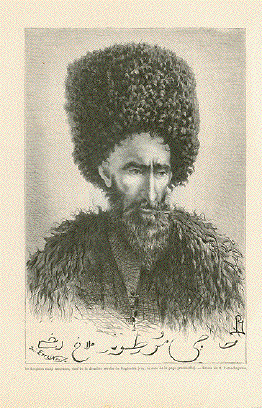 Le Lesghien Hadji Mortouz, chef de la derniere revolte du Dagestan