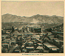 Aus Tuerkisch Armenien: Ansicht von Bitlis.
