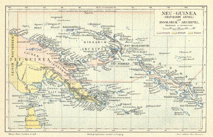 Neu Guinea  ( Deutscher Anteil ) and Bismark Archipel