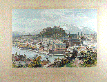 Salzburg Nach einem Aquarell von E.T. Compton in Muenchen