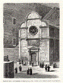 Facade de l eglise des Franciscains de Raguse