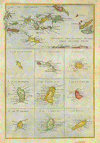 Supplement Pour les Isles Antilles extrait des Cartes Angloises