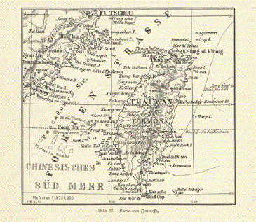 Karte von Formosa
