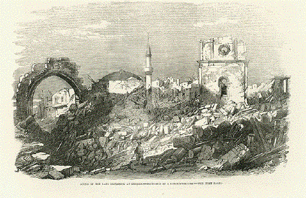 Scene of the Late Explosion at Rhodes