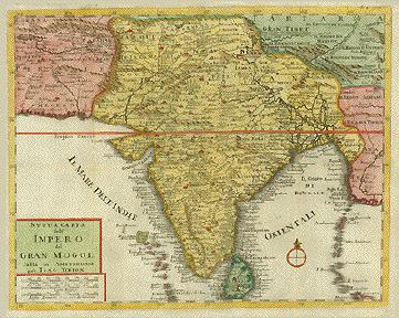 Antique Maps of India and Sri Lanka