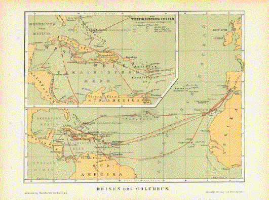 Antique Maps of the Atlantic Ocean and Bordering Countries