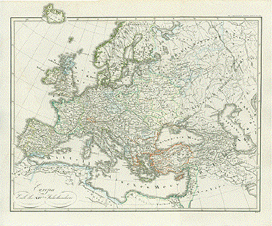 Europa am Ende des XIVten Jahrhunderts
