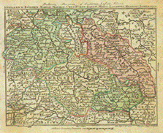 Bohemia - Koenigreich Boehmen, Margr: Maehren, Chur-Fuerst. Saxen, Marg: Kausnitz, Herzog: Schlesien