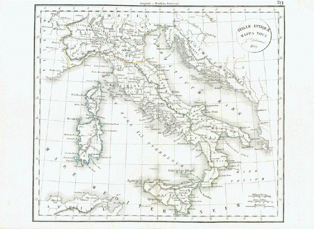 Antique Maps Of Italy