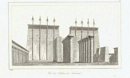 Vue du Palais de Karnak