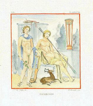 315px x 360px - Antique Prints of Fauns, Centaurs and Classical Nudes of Mythology