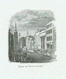 View of Wall Street