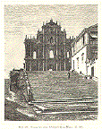 Ruinen der alten Jesuitenkirche zu Macao