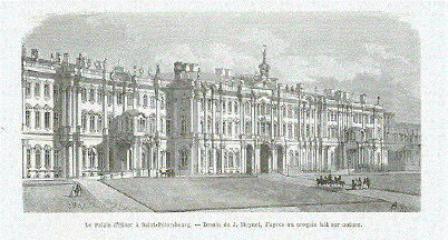 Le Palais d'Hiver a Saint-Petersbourg
