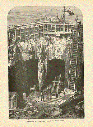 Mining - Opening of the Shaft Beneath Hell Gate